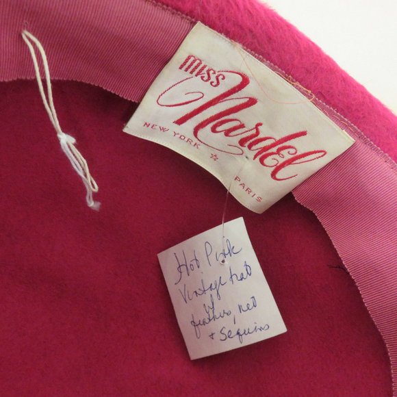 VINTAGE HAT ** MISS NARDEL OF NY** Italian import main image 9